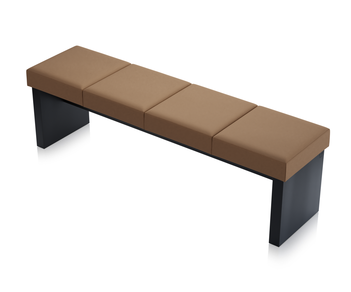 Ławka Solid Czarna