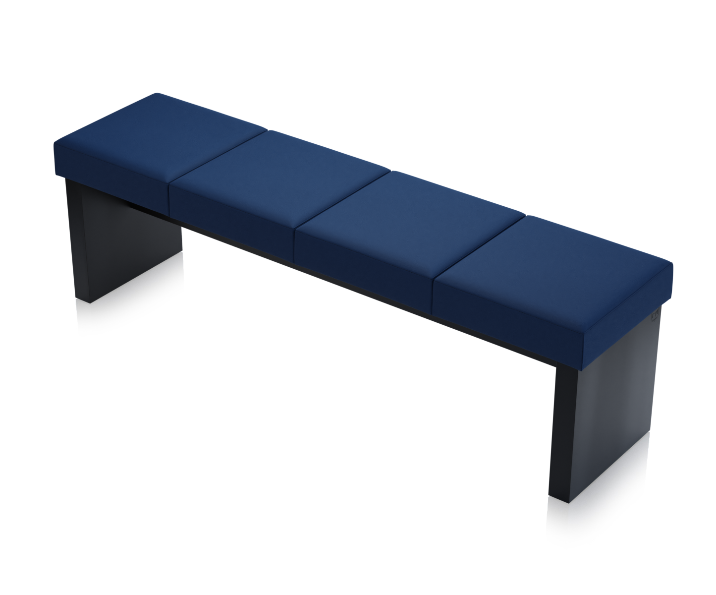 Ławka Solid Czarna