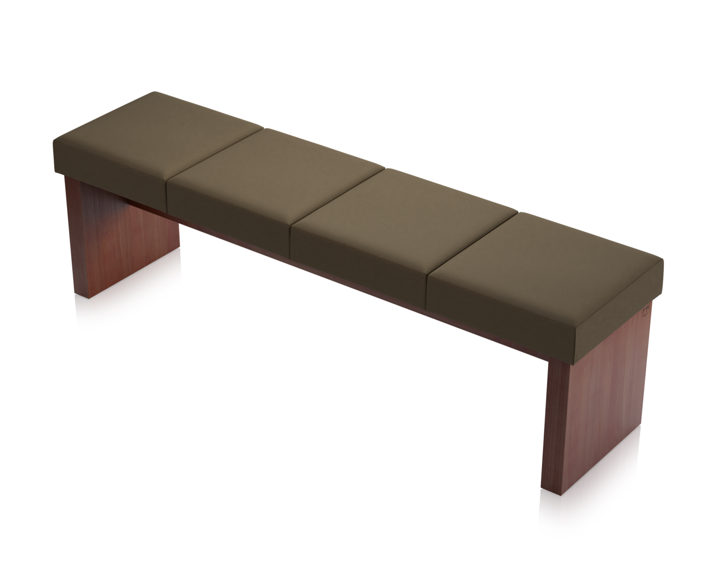 Ławka Solid Orzech Ciemny