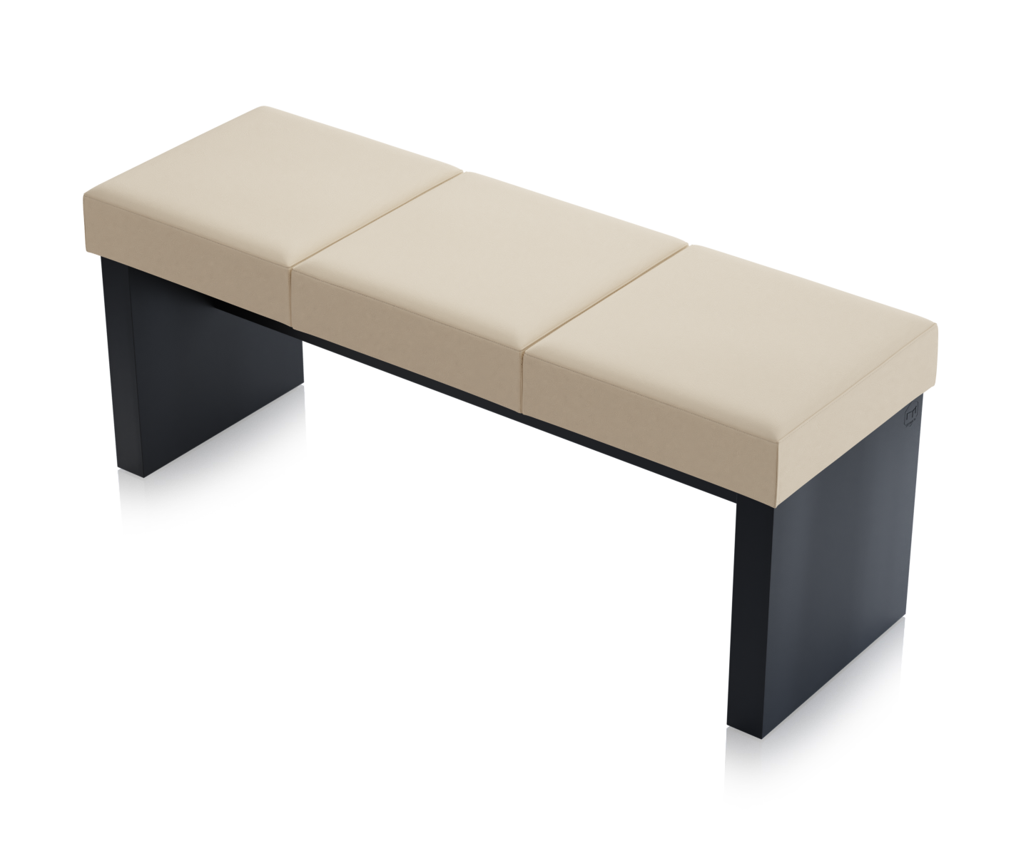 Ławka Solid Czarna