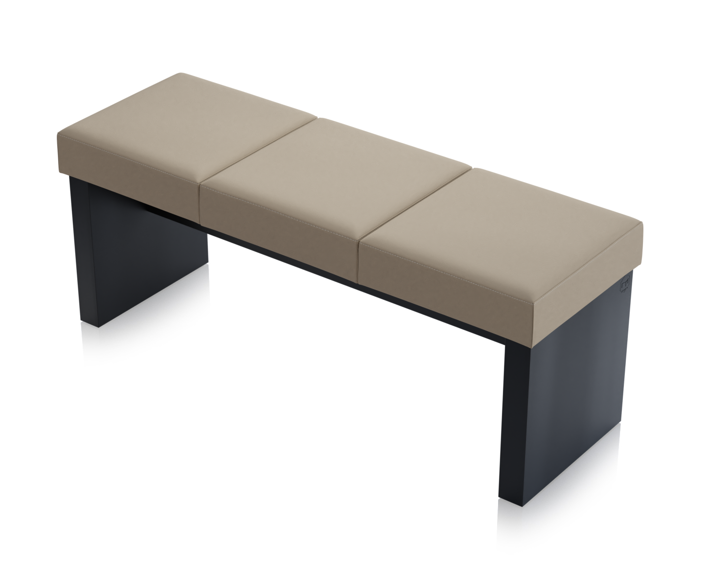 Ławka Solid Czarna
