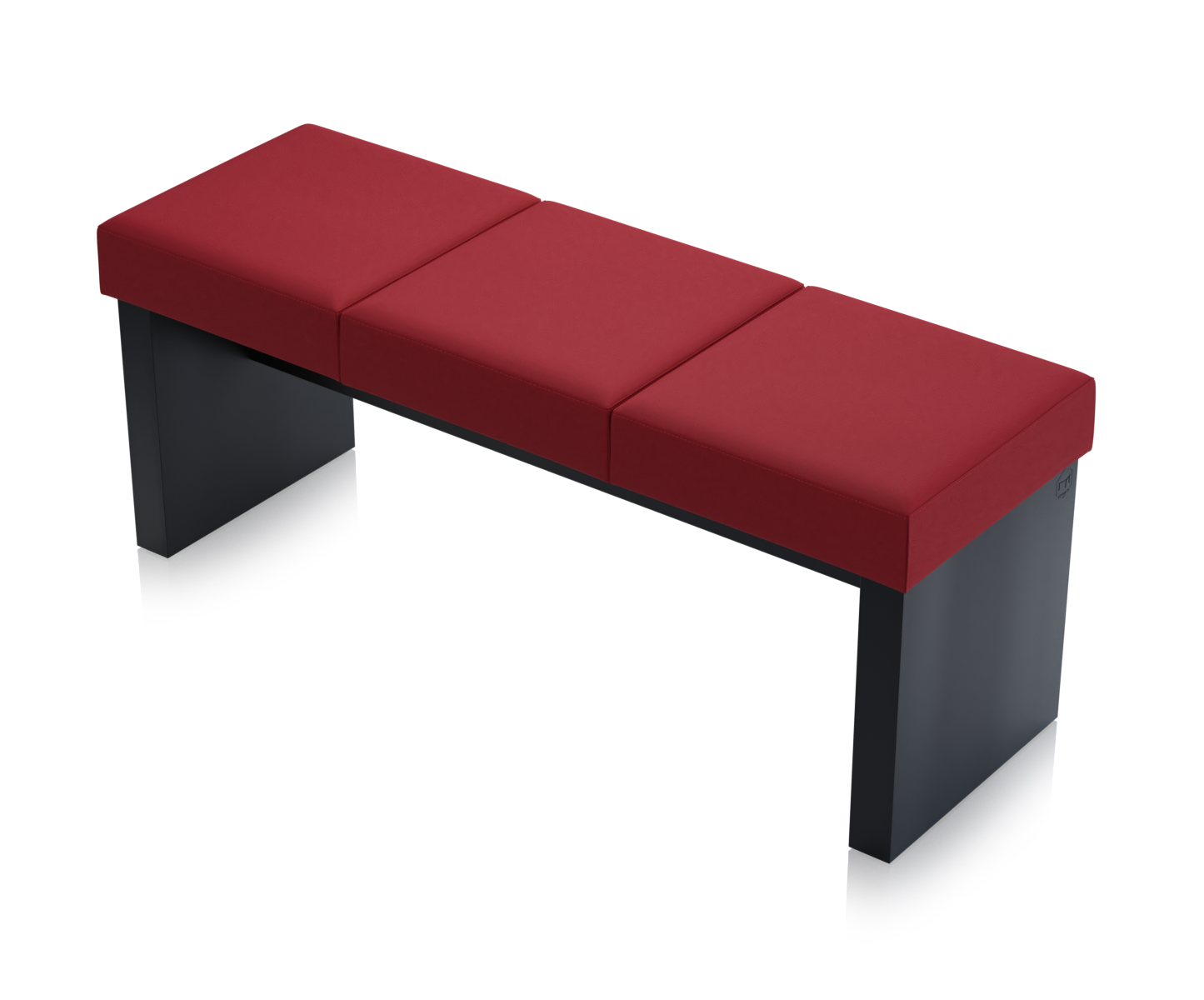 Ławka Solid Czarna