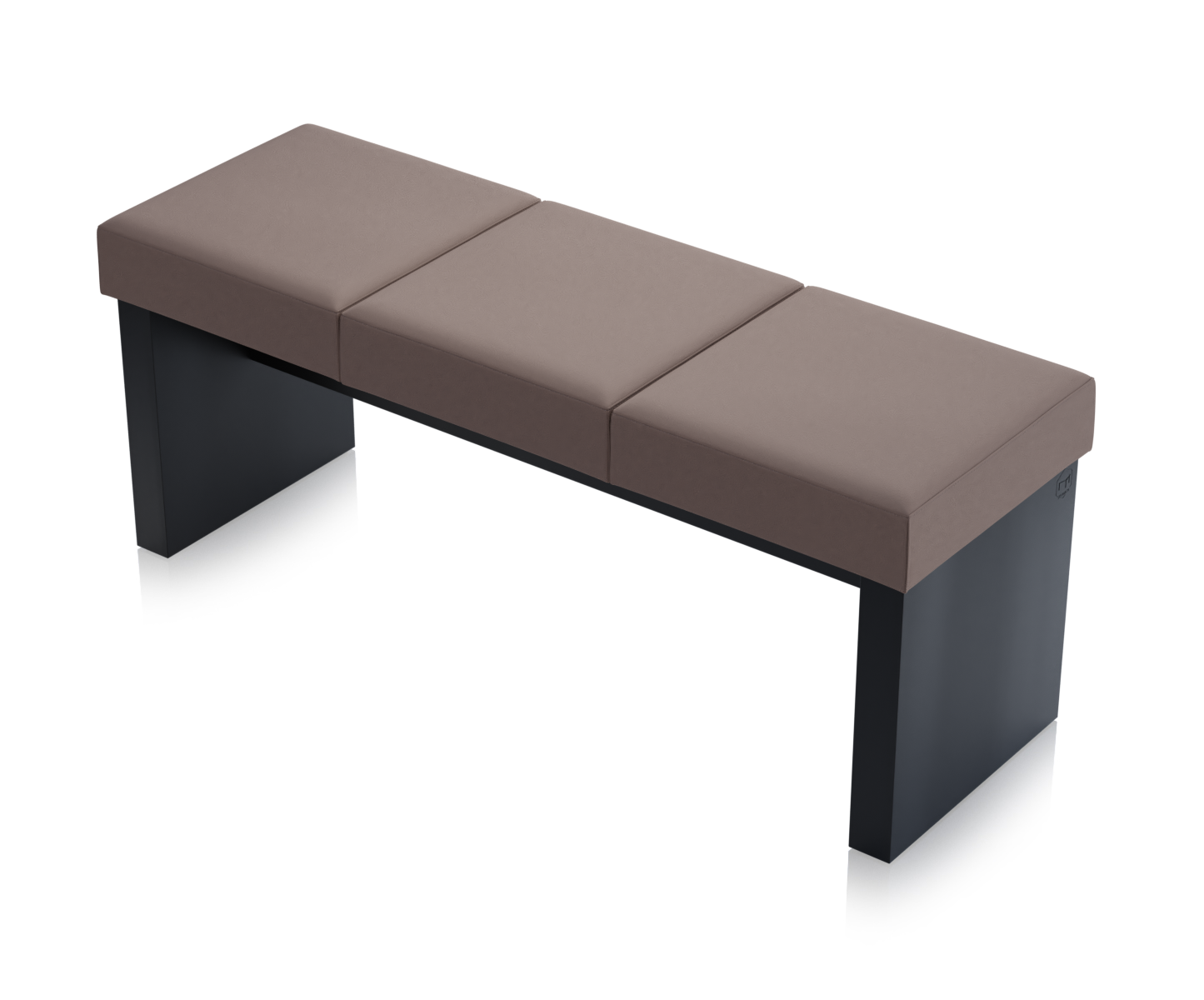 Ławka Solid Czarna
