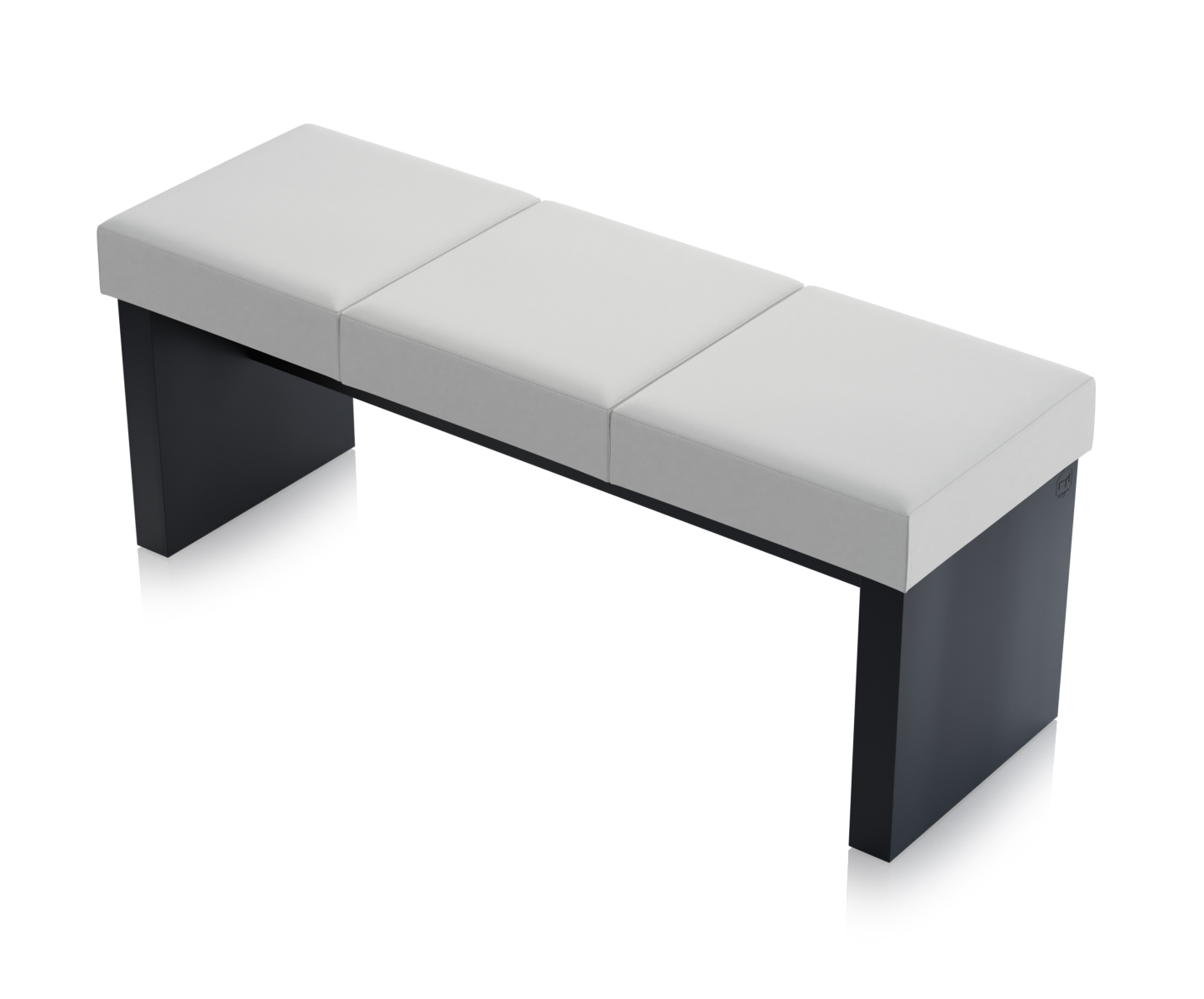 Ławka Solid Czarna