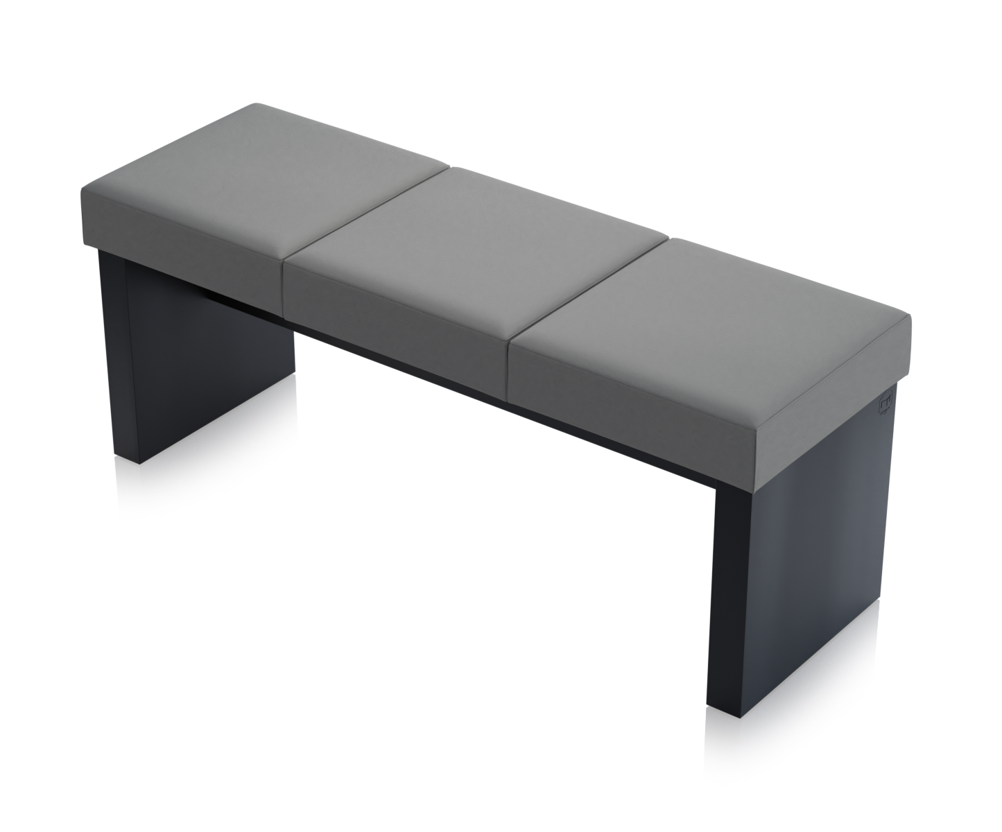 Ławka Solid Czarna