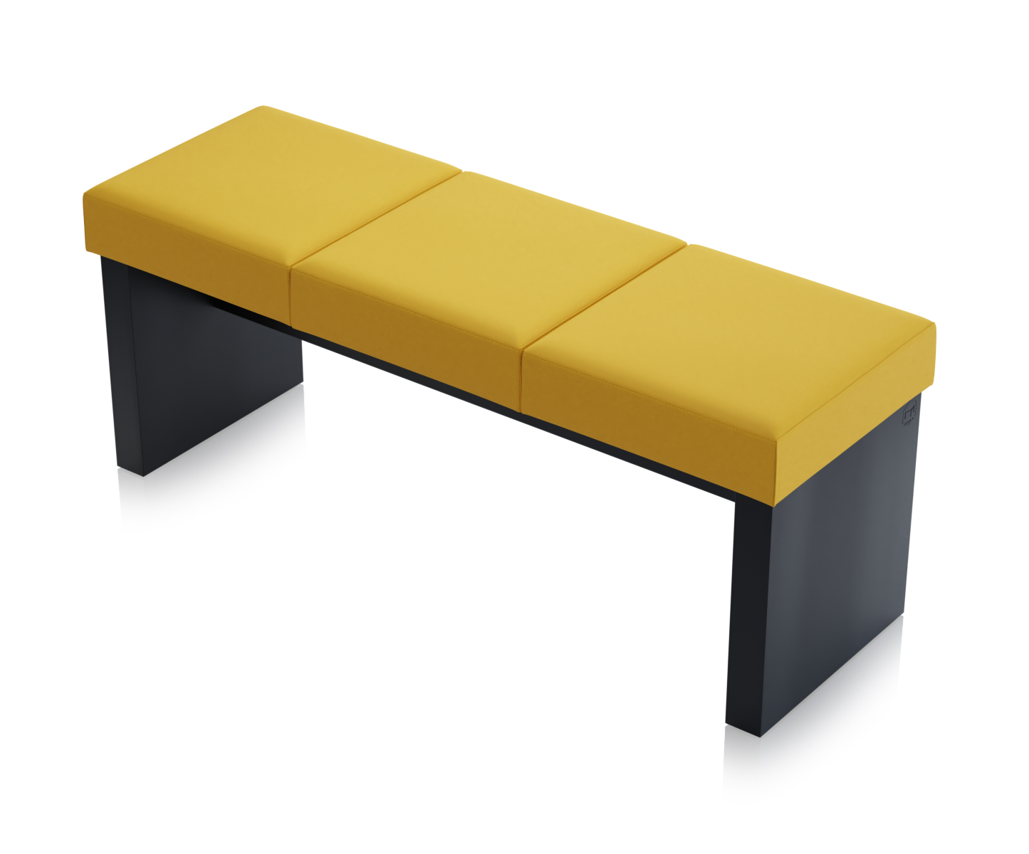 Ławka Solid Czarna