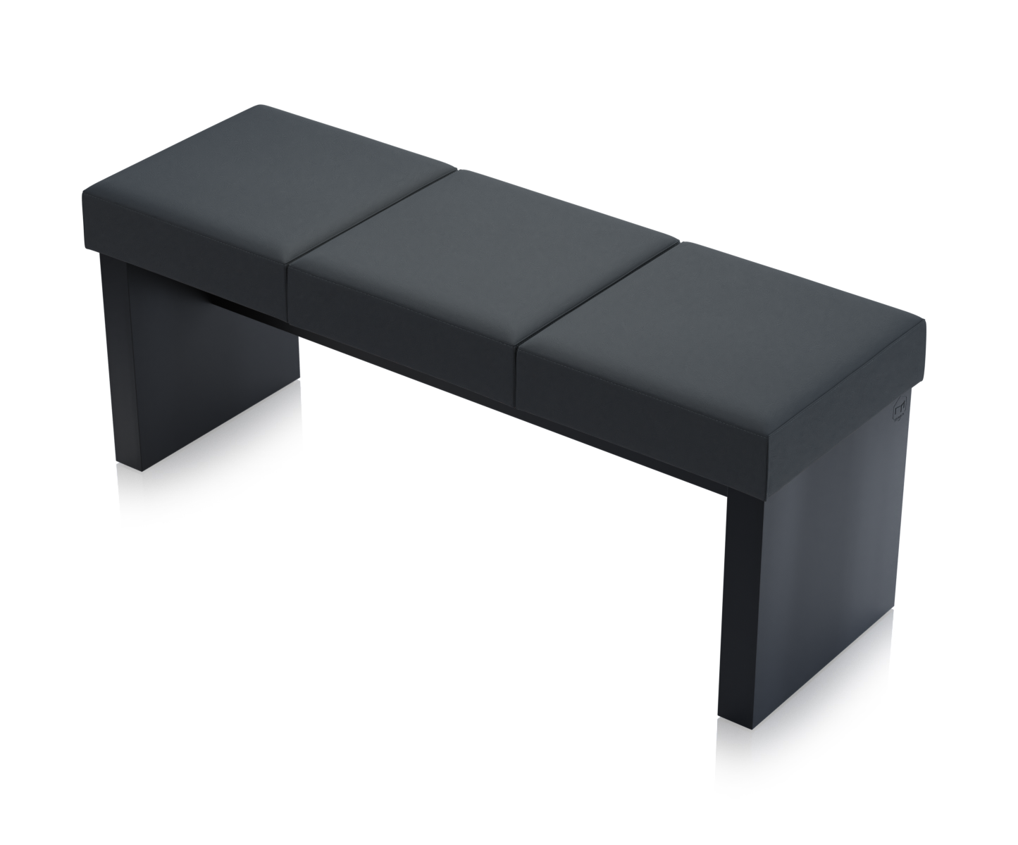 Ławka Solid Czarna