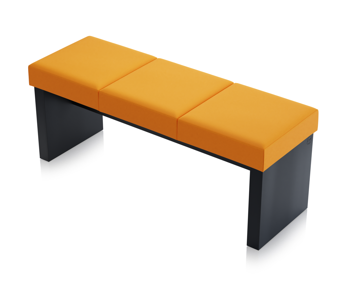 Ławka Solid Czarna