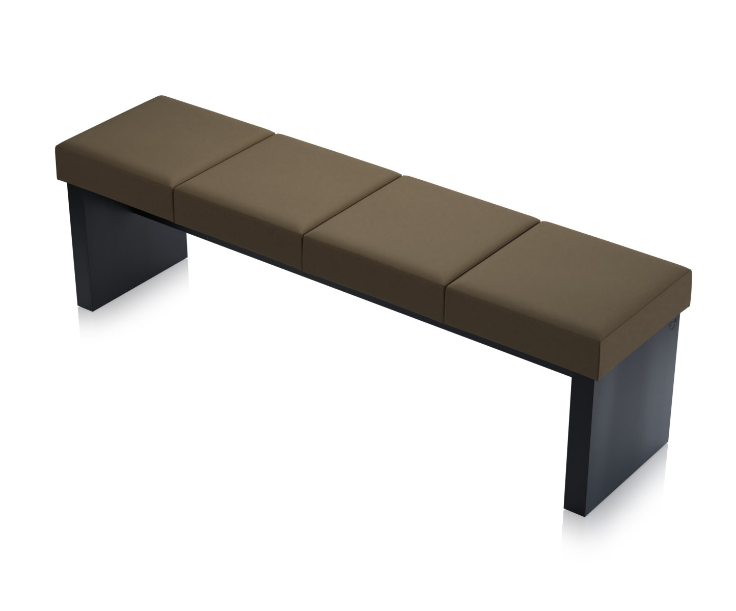 Ławka Solid Czarna