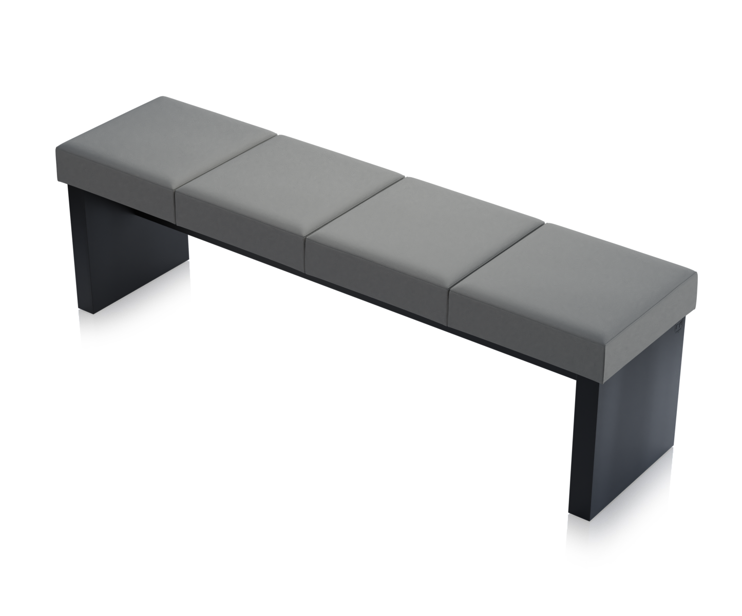 Ławka Solid Czarna