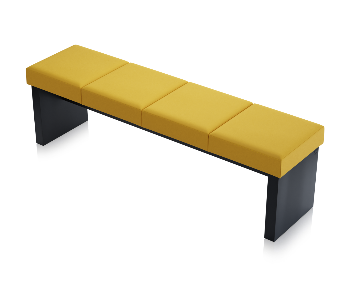 Ławka Solid Czarna