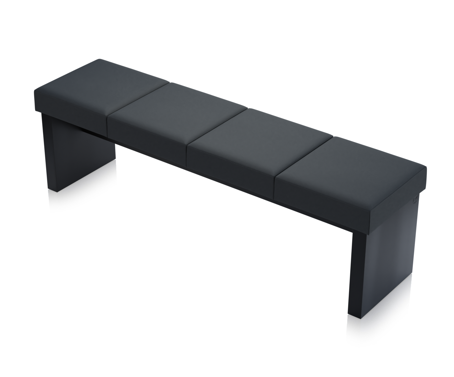 Ławka Solid Czarna