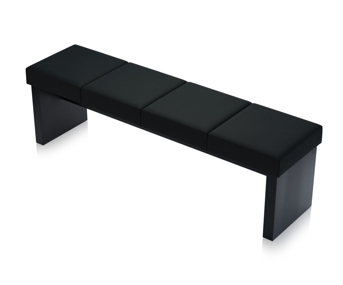 Ławka Solid Czarna