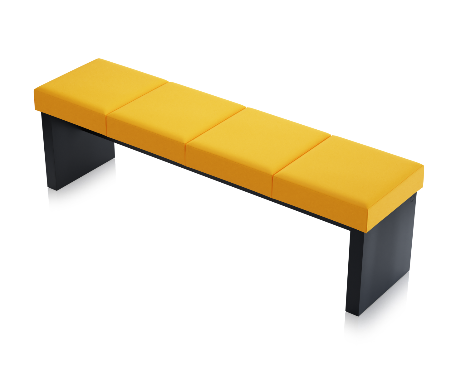 Ławka Solid Czarna