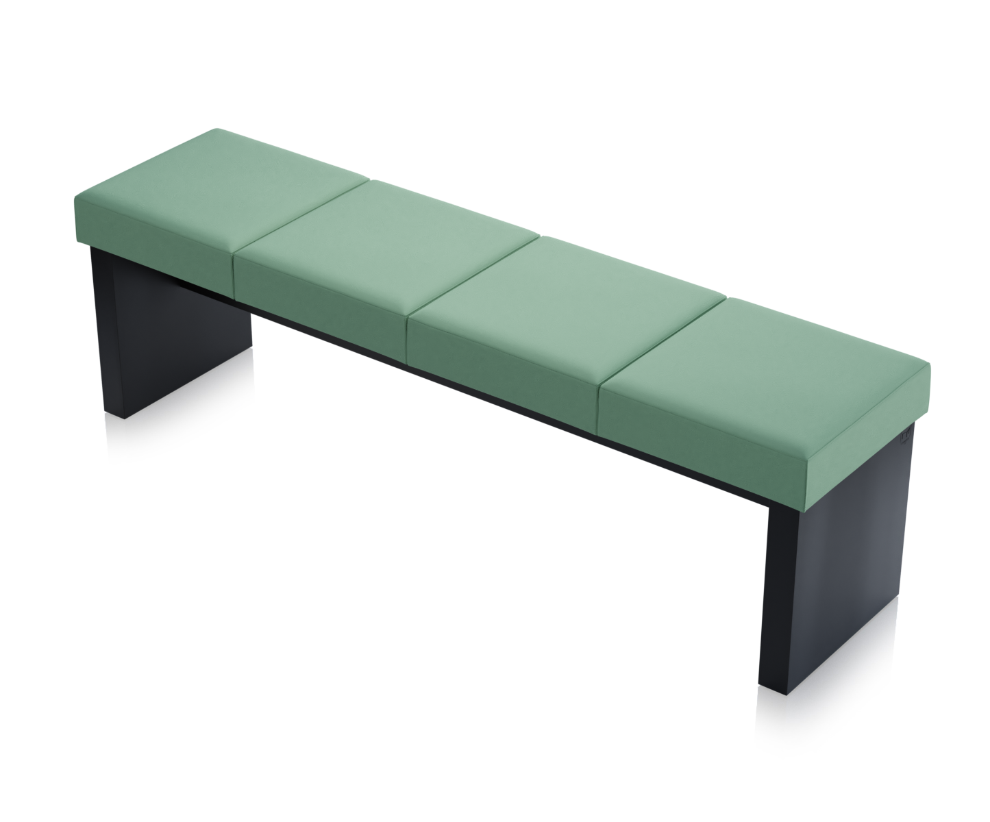 Ławka Solid Czarna