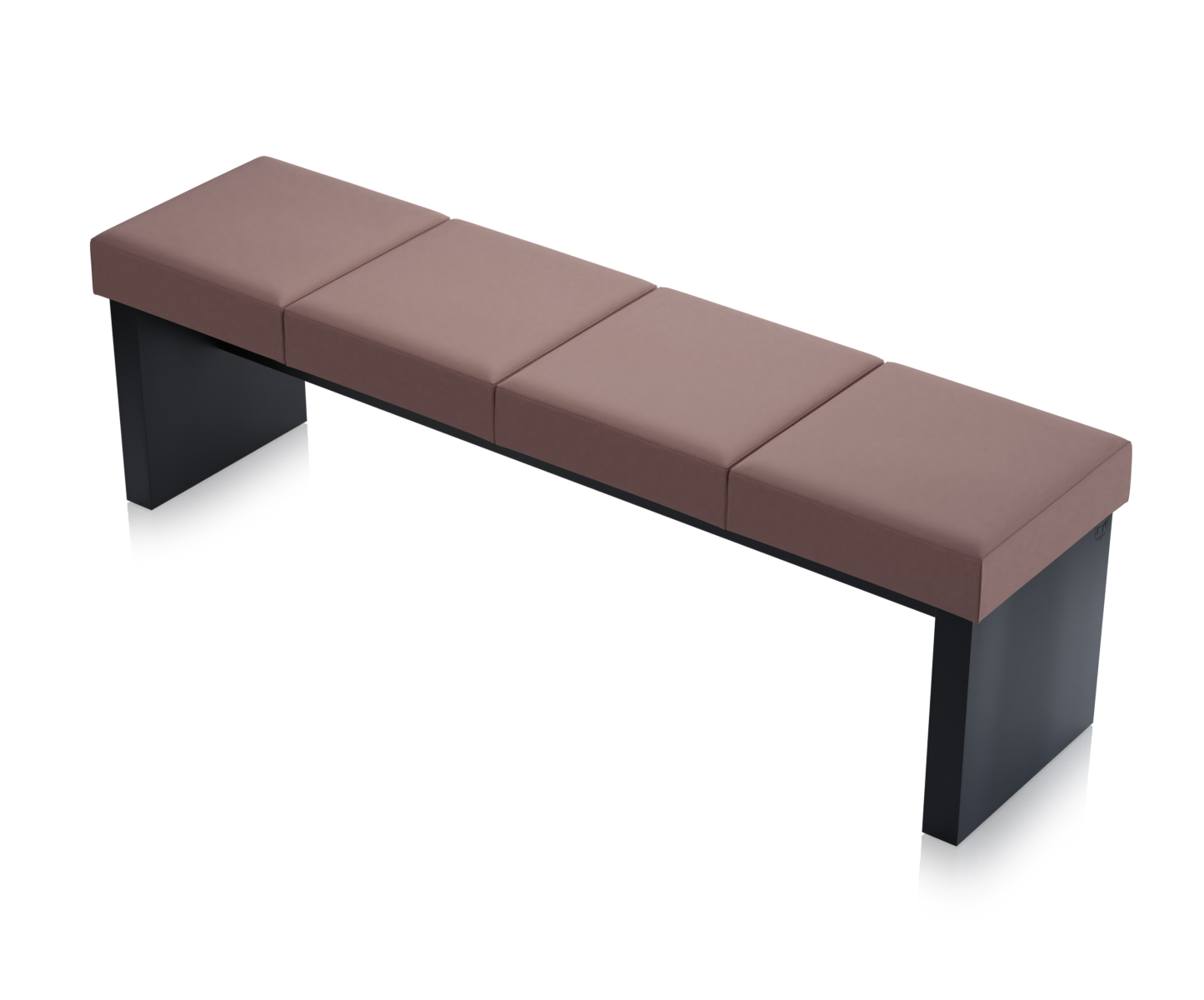 Ławka Solid Czarna