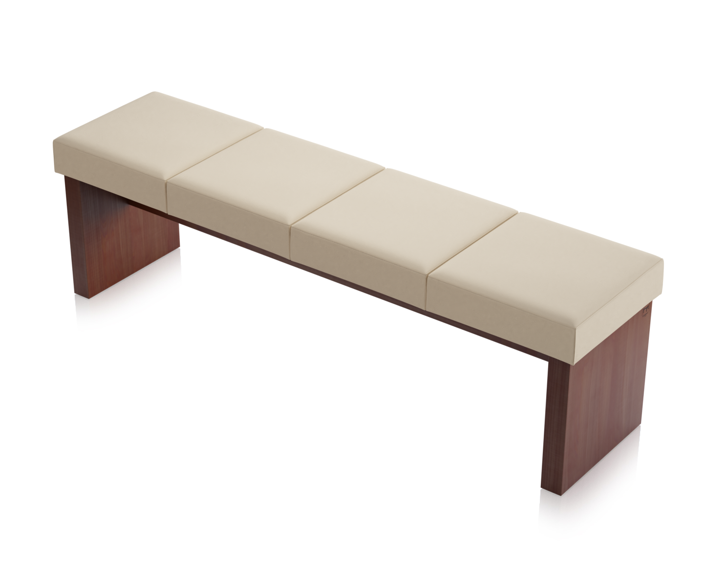 Ławka Solid Orzech Ciemny