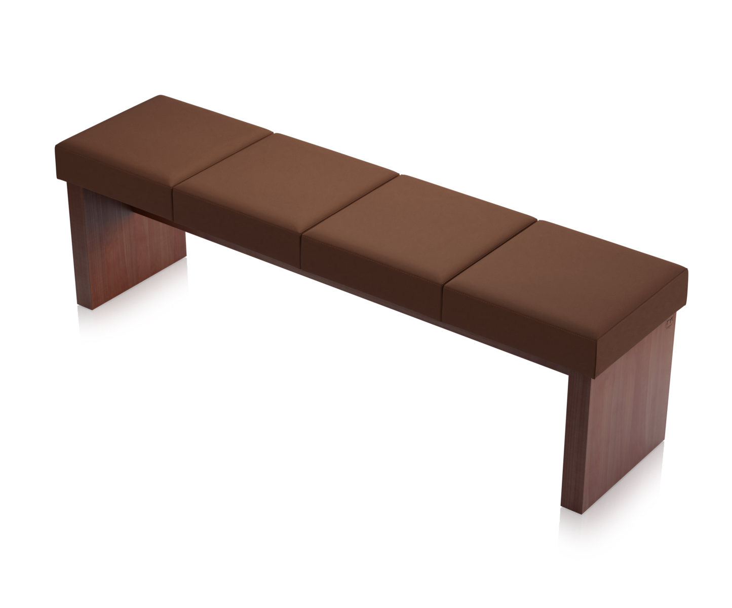 Ławka Solid Orzech Ciemny