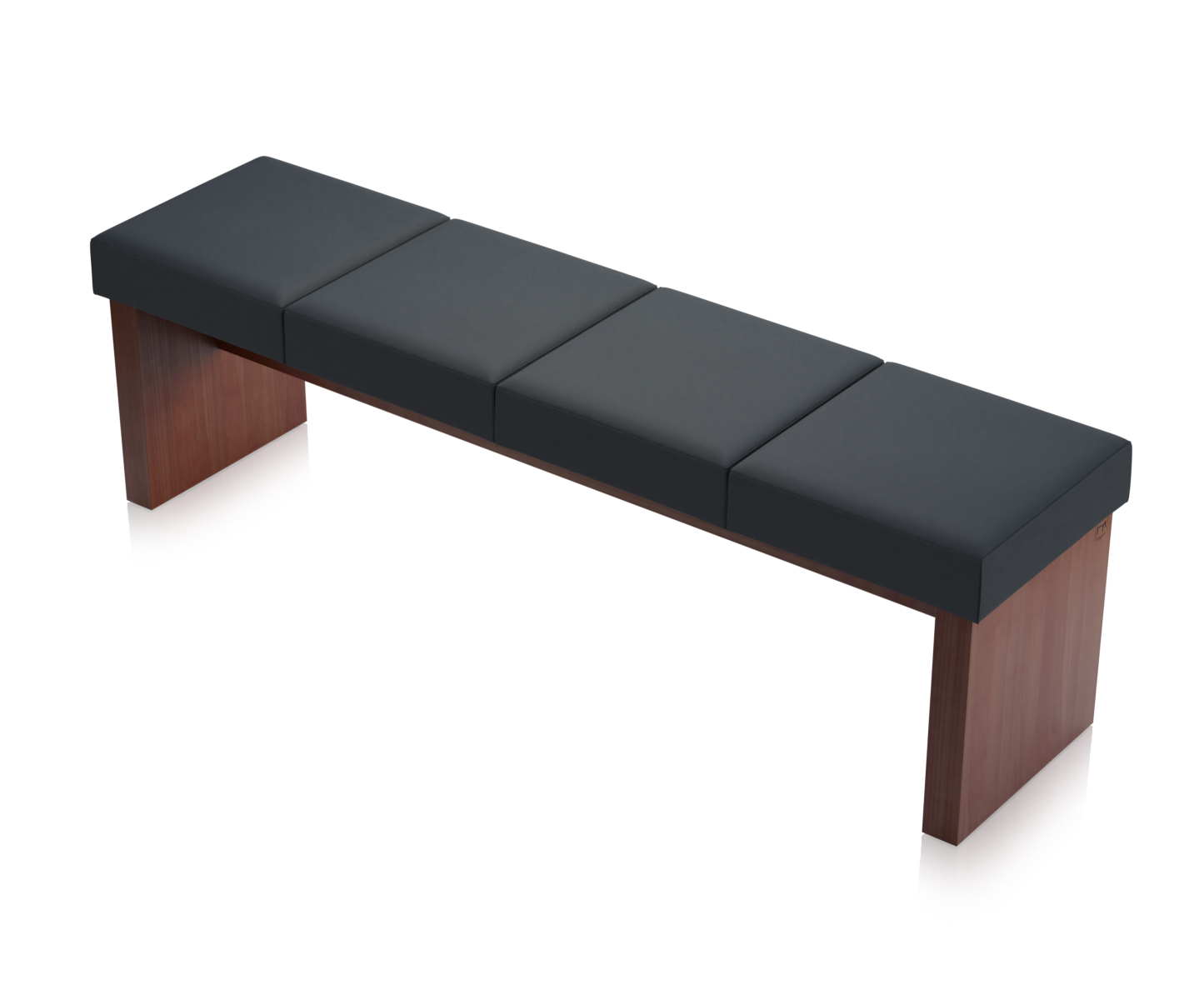 Ławka Solid Orzech Ciemny