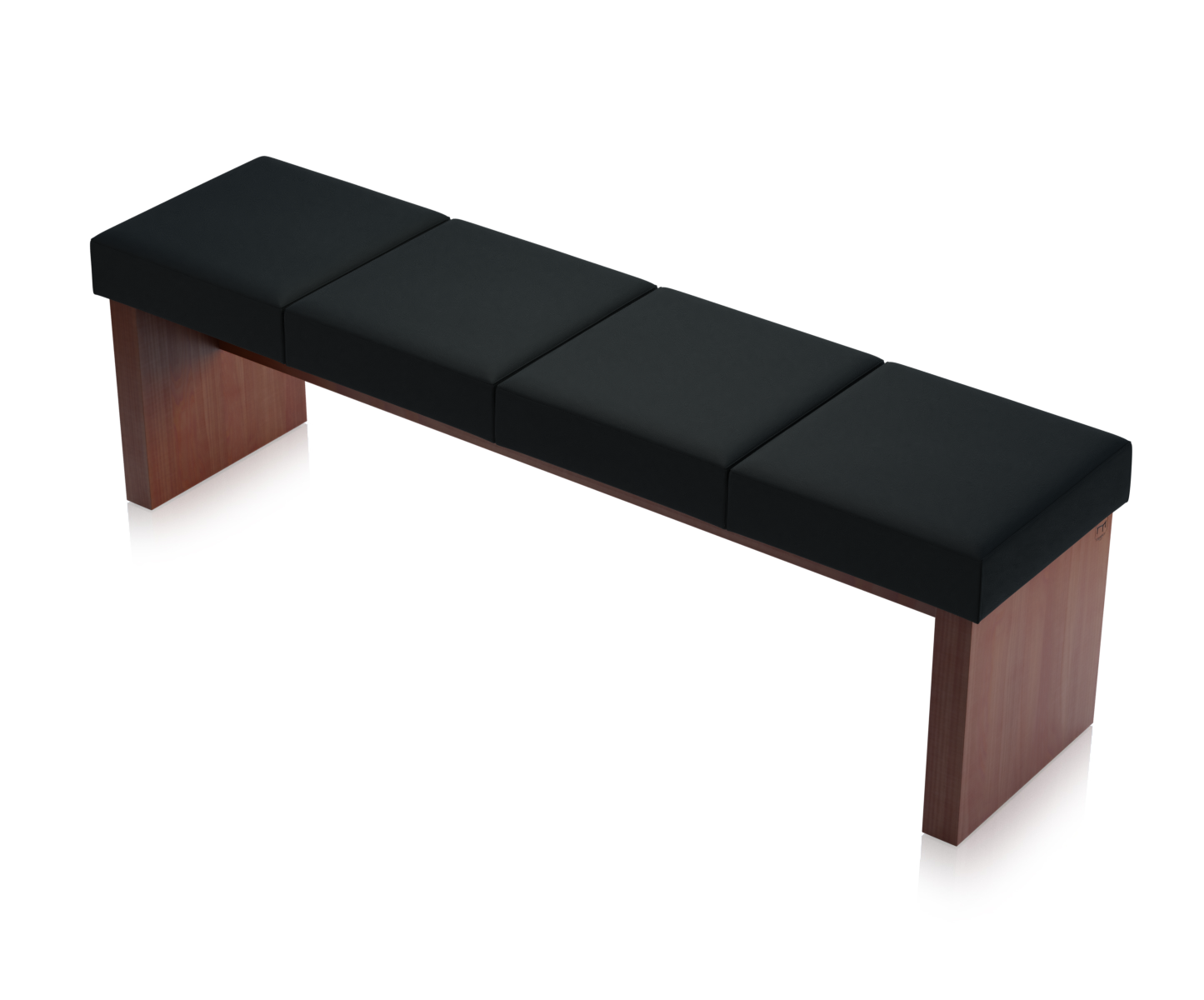 Ławka Solid Orzech Ciemny